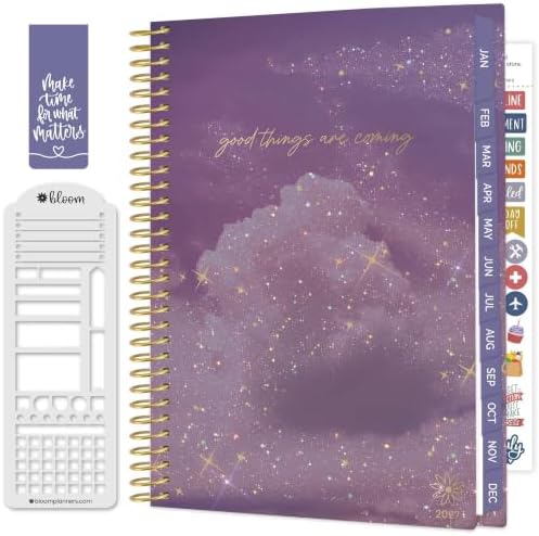 bloom daily planners 2027 Planner (January - December 2027) - Weekly & Monthly Softcover Planner for Women - Calendar Year Inspirational Agenda Book with Stickers - 5.5" x 8.25" - Good Things Are Coming