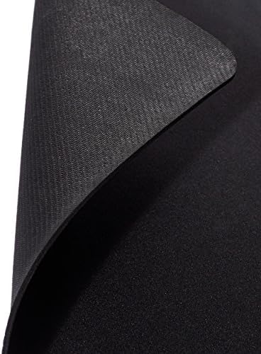 Amazon Basics Large Extended Computer Rectangular Mouse Pad, 16.7 x 35.7 inch, Black