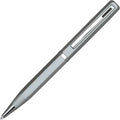 Lanier Licia Ballpoint Pen - Shiny Chrome Ring & Parts with Medium Tip 0.7mm Cross Style Refill (with Accents - White or Black or Pink or Purple)