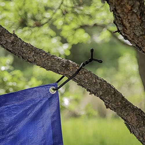 Nite Ize Gear Tie Original ProPacks - Reusable Rubber Twist Ties for Indoor & Outdoor Use - Bendable Wire Interior - Durable Rubber Exterior - Secure Grip - Black, 18" (6 Pack)