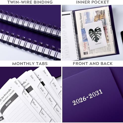2026-2031 Monthly Planner/Calendar - 5 Year Planner, Jul.2026 - Jun.2031