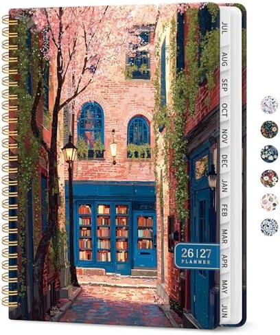 Planner 2026-2027, Monthly & Weekly Jul 2026-Jun 2027 Calendar Planner