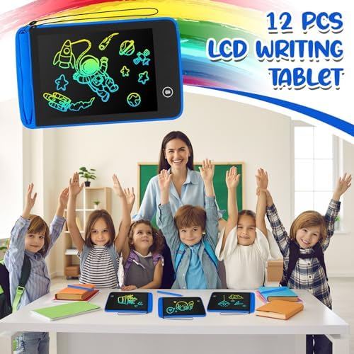 Zhehao 12 Pcs LCD Writing Tablet for Kid 6.5'' Doodle Board Drawing Tablet