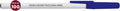 DISCOUNT PROMOS Custom Value Stick Pens Set of 100, Personalized Bulk Pack - Black Ink, Great for Office, School, Business, Tradeshows, Events - Blue