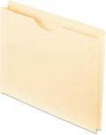 Pendaflex File Jackets, Letter Size, Manila, Reinforced Straight-Cut Tabs with Thumb Cut, 50 per Box (22150)