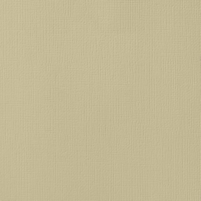 Sand Castle—12x12 Textured Cardstock | 80lb Textured Tan Scrapbook Paper | Premium Cardstock for Cricut Cutting | 25 Sheets