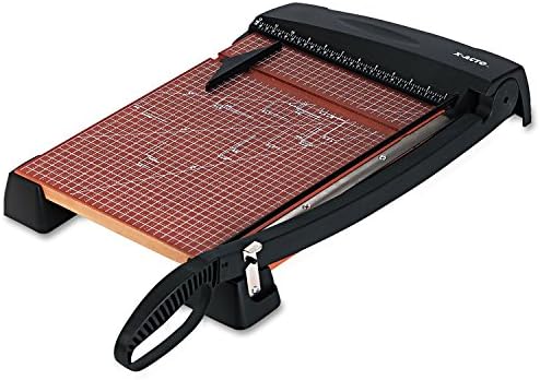 X-ACTO Heavy Duty Wood Guillotine Paper Trimmer, 15" Cutting Surface - Durable, Precise, Designed for School and Work Settings