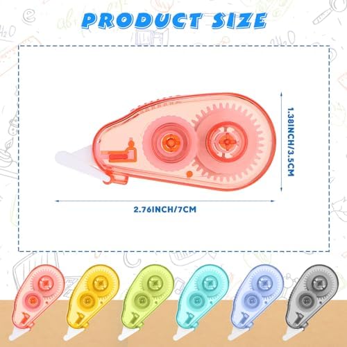 Chivao 100 Pack Mini Correction Tape Bulk for School, Office