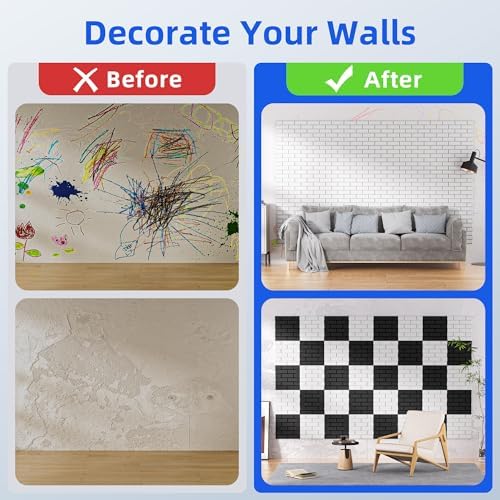 20 Pack Acoustic Panels with Self Adhesive Sound Proof Foam Panels for Wall