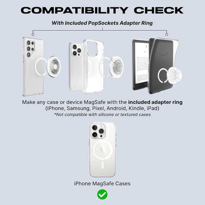 PopSockets Phone Grip for MagSafe, Magnetic Holder- Mickey Toast | Removable, For Kindle / Android / iPhone, With Magnet, Disney, Mickey Mouse, Minnie, Enamel, Designs