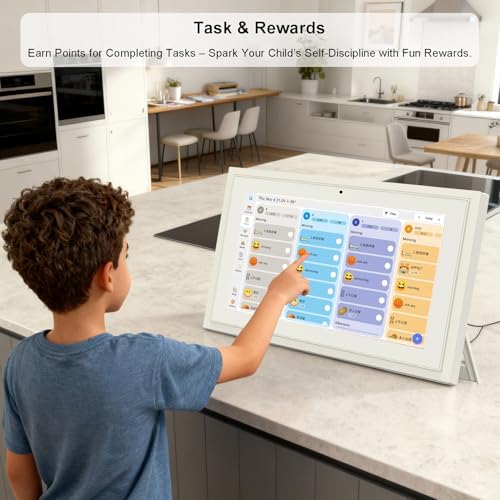Digital Calendar 10.1 Inch Wall Plan Touch Screen WiFi picture esay to use