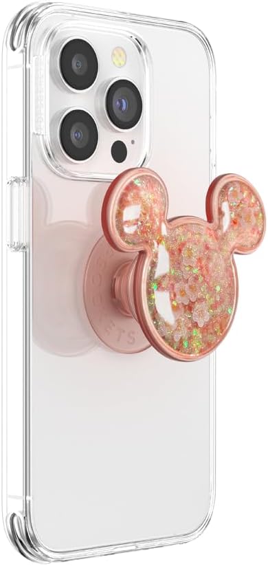 PopSockets Adhesive Phone Grip, Holder- Daisy Charm | Secure Comfortable Hold, Anti-Drop, Kickstand, Disney, Mickey Mouse, Minnie, Tidepool, Liquid, Glitter