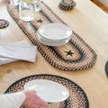 Homespice Gloucester Jute Braided Table Runner, Oval 8x28 Set of 2