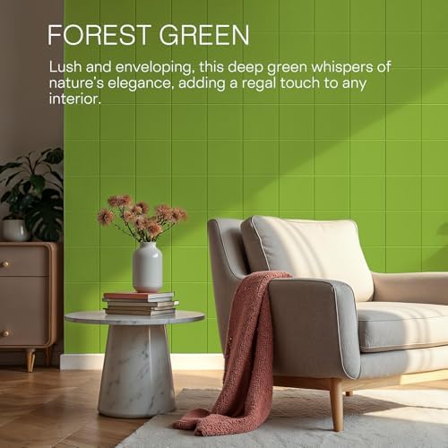 MaxGear Felt Bulletin Board 36" x 24", Forest Green Felt Wall Tile Push Pin