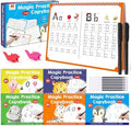 Magic Grooved Writing Practice for Kids 3-8, Grooved Handwriting Workbook