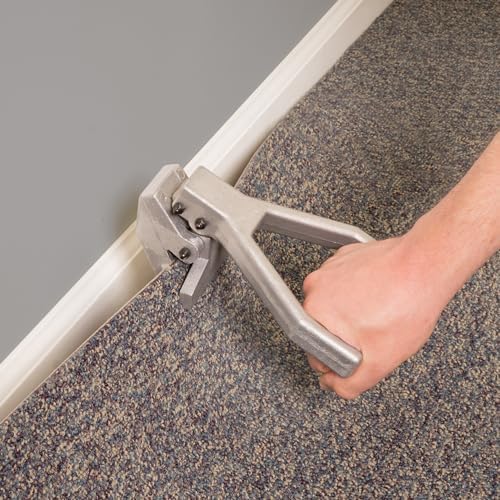 ROBERTS 44479 10-10 Carpet Puller with Manual Clamping Activation for Pulling Carpet During Installation or Removal, Silver