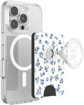 PopSockets Phone Wallet for MagSafe with Grip- Forget Me Walz | PopWallet, Holds 3 Cards, Magnetic, Removable, Secure, Bow, Phone, Women