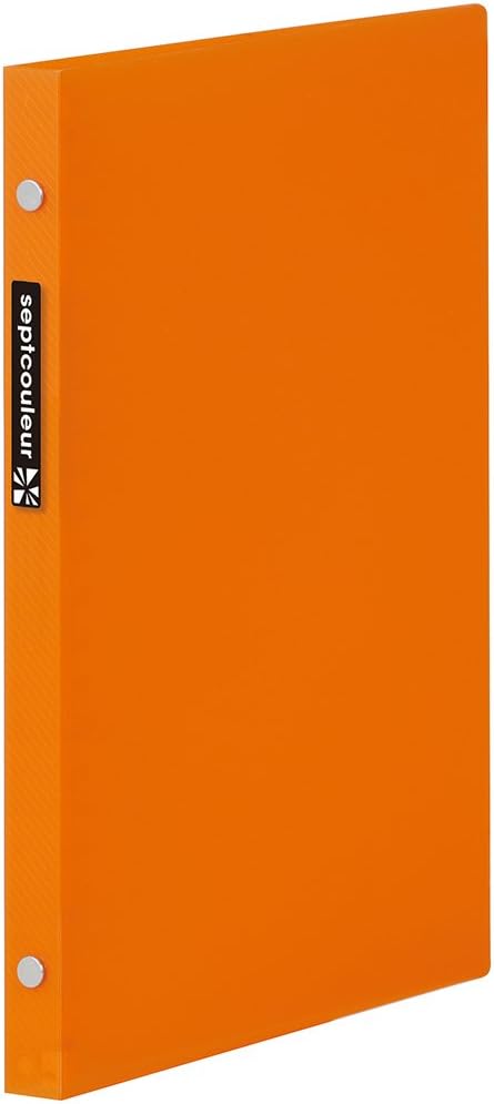 Maruman F083B-09 Loose Leaf Binder, A5, Septocrule 20 Holes, Orange