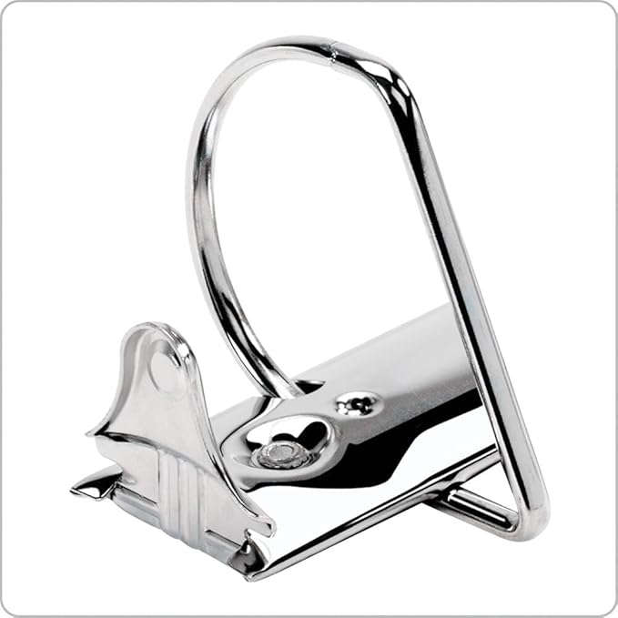 Cardinal Performer 3-Ring Binders, 1", Non-Locking Slant-D Rings, 240-Sheet Capacity, ClearVue Presentation, Non-Stick, PVC-Free, White, 4-Pack (27200)