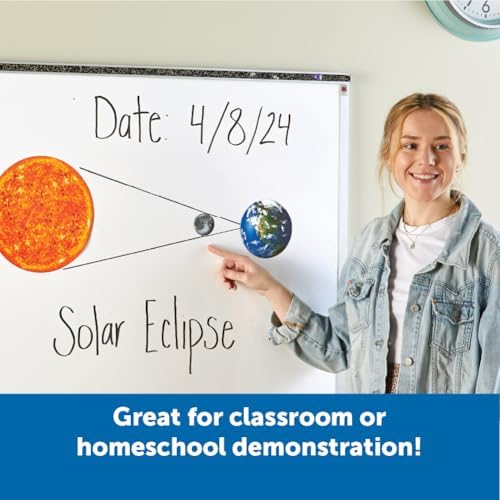 Learning Resources Giant Magnetic Solar System - STEM Planets, Earth and Sun Model, Astronomy Gifts, Montessori Science, Teacher Supplies, Space Classroom Must Haves, Educational Activity