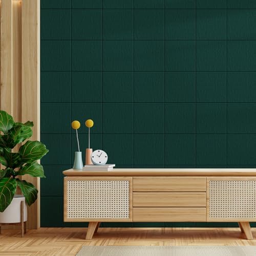 MaxGear Felt Bulletin Board 48" x 36", Dark Green Felt Wall Tile Wall Decor