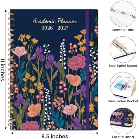 ZOTIA Planner 2026-2027 Jul 2026-Jun 2027 Academic Monthly & Weekly Planner