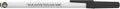 DISCOUNT PROMOS Custom Value Stick Pens Set of 10, Personalized Bulk Pack - Blue Ink, Great for Office, School, Business, Tradeshows, Events - Black Cap