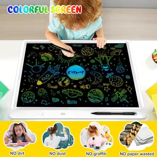 18 Inch LCD Writing Tablet Large Drawing Board with Ruler