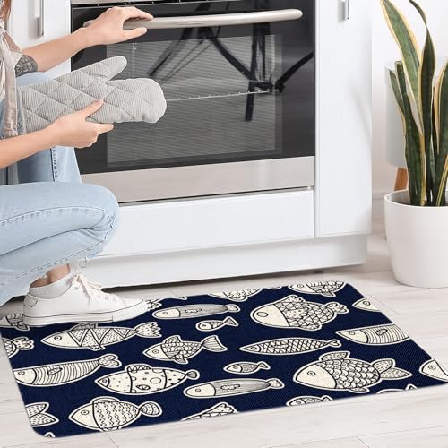 Kitchen Rugs and Mats,Washable Non-Slip Floor Mats Door Mat