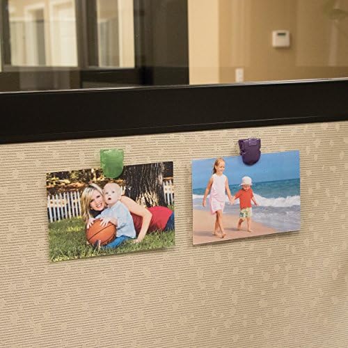 Advantus Panel Wall Clip for Fabric Panels, Standard Size, 40-Sheet Capacity, Box of 50, White (75342)