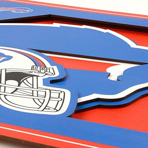 YouTheFan NFL Buffalo Bills 3D Logo Series Wall Art