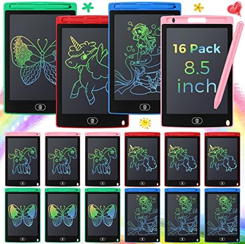 Epakh 16 Pack LCD Writing Tablet, Blue, Green, Pink, Red