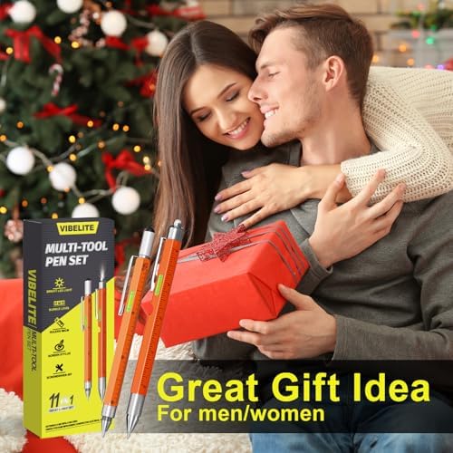 11 in 1 Multitool Pen Set, Orange, 2 Pack