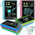 12 PCS Mini LCD Writing Tablet, 4.5 Inch Small Drawing Pad for Kids