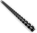 HOUYEE 30 Pack 5/8 Inch Plastic Binding Combs Spines, 19 Rings, Black | 16 mm Binder Combs for Letter Size Paper, 125 Sheets Capacity , for Book Binder Office School Supplies