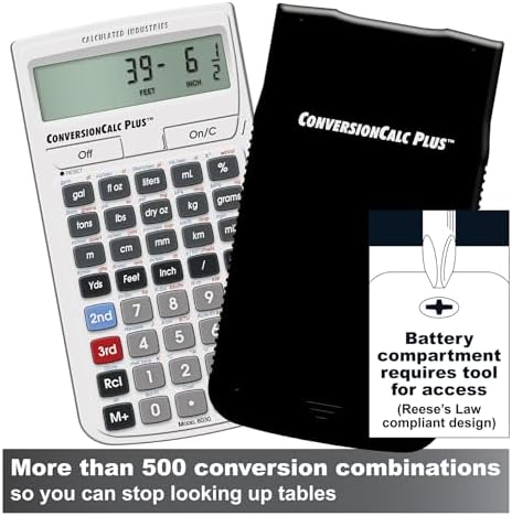 Calculated Industries 8030 ConversionCalc Plus Conversion Calculator
