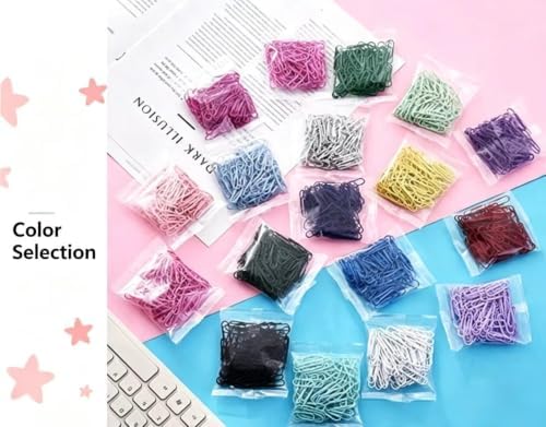 10 packs / 800 pieces 1.1 in Multi Color Office Document Fasteners