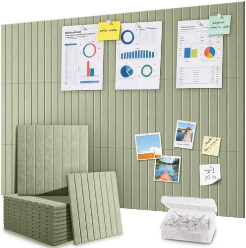 Cork Bulletin Board Tiles, Office Pin Board