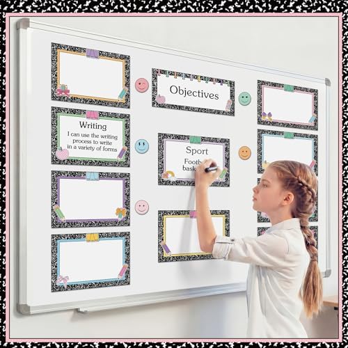 16 Pcs Magnetic Write Wipe Organization Chart, Artwork