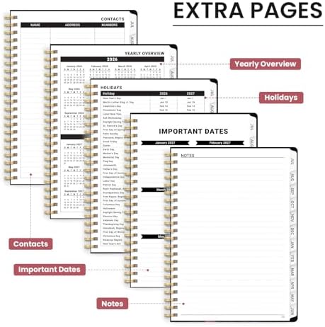 ZOTIA Planner 2026-2027 Jul 2026-Jun 2027 Academic Monthly & Weekly Planner