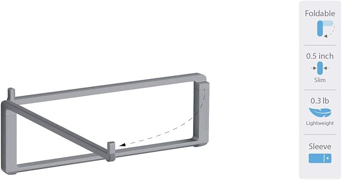 Rain Design mBar Pro Foldable Laptop Stand - Space Gray