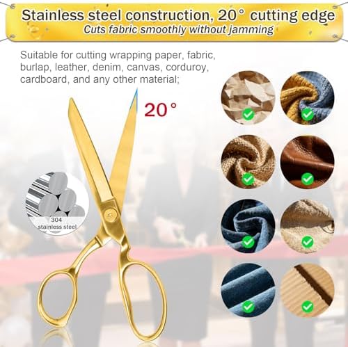 Grand Opening Ribbon-Cutting Ceremony Kit, Mirror Polished Handle