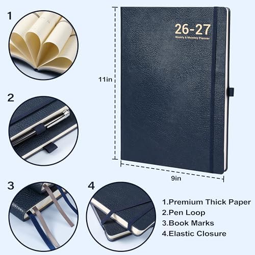 Planner 2026-2027 - Weekly and Monthly Planner, Academic Planner 2026-2027