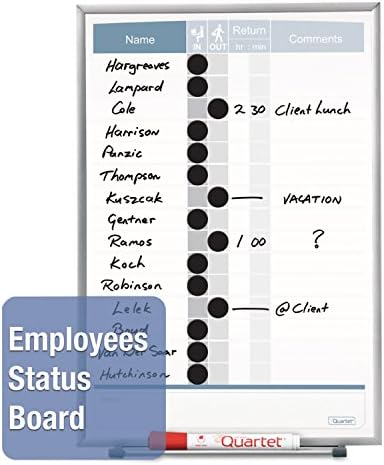 Quartet Matrix Modular Magnetic Whiteboard, 16" x 16", Includes Tray and Marker, Silver Aluminum Frame (M1616)