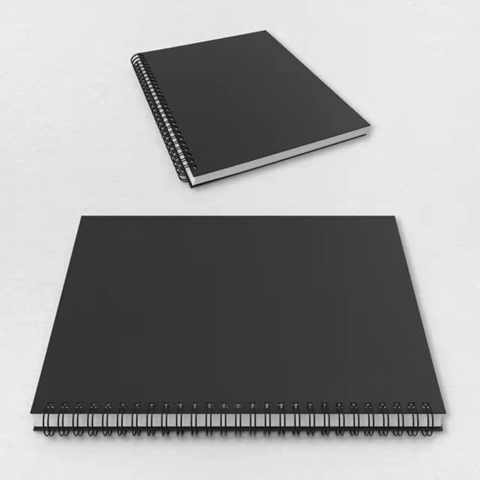 TOTiyea 100 Pack 3/8" Wire Binding spines,3:1 Pitch,60-Sheet,Letter Size | metal spiral binding coils,Black,0.8mm in thickness, Each spine has a 3:1 pitch and 32 double loops; 360-degree rotation