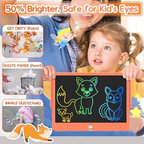 Hockvill 12 Inch LCD Writing Tablet, Toddler Doodle Board Toy Gift for Kids