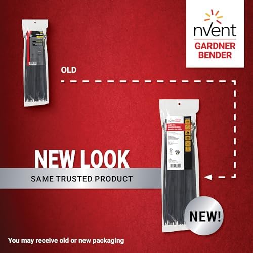 nVent GARDNER BENDER 46-310UVB 11 in. Double Lock Cable Tie, 100-Pack