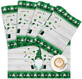 St. Patrick's Day Gnomes Clover Placemats Set of 4,Irish Green Buffalo Check Plaid Clover Cotton Linen Heat Resistant Table Mats Washable Spring Holidays Decorations For Kitchen Dining Table