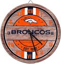 FOCO NFL Wooden Barrel Wall Clock
