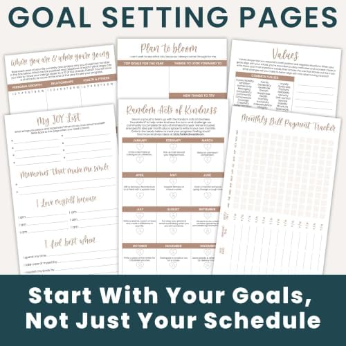 bloom daily planners 2027 Pocket Planner (January 2027 - December 2027) - 4” x 6” MINI Weekly Monthly Agenda Organizer & Calendar Year Book - Tan Leopard
